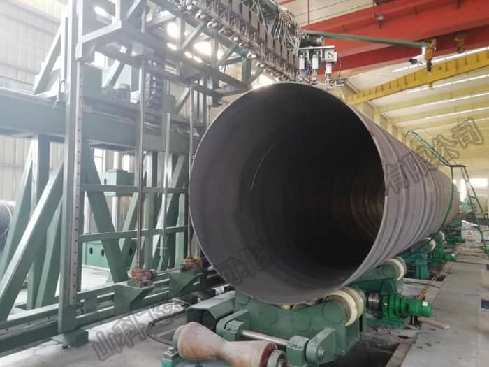 大口徑螺旋管自動化探傷設(shè)備